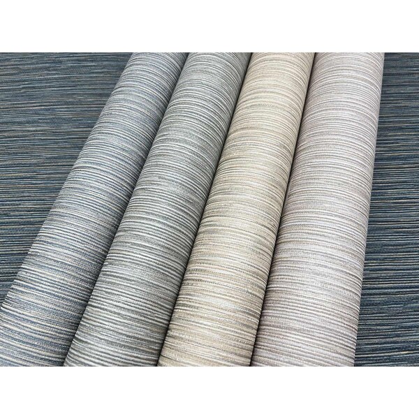 York Wallcoverings Grass Roots Blue Grey Wallpaper - ND3037N