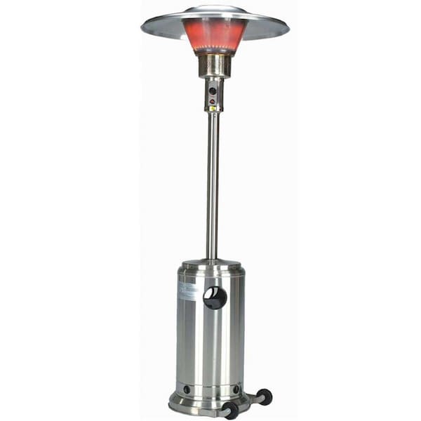 Adornos 90 in. Tall Commercial Patio Heater, Stainless Steel - AD2769271
