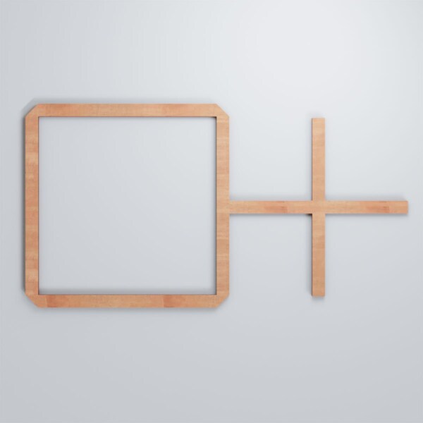 Ekena Millwork Medium Burnett Decorative Fretwork Wood Wall Panels, Cherry, 28 7/8"W x 15 3/8"H x 3/8"T - WALW16X16X0375BURCH