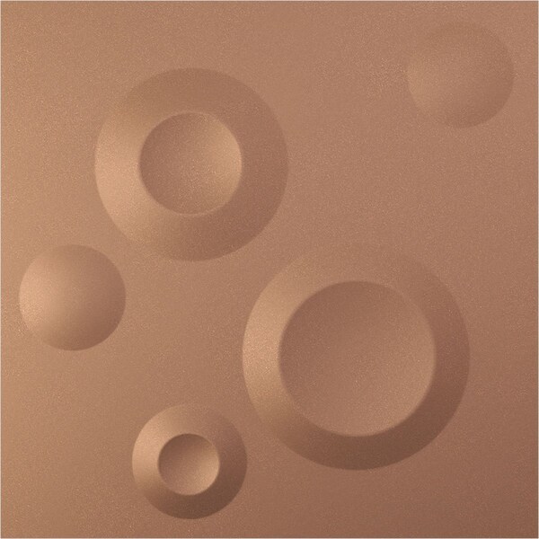 Ekena Millwork 11 7/8in. W x 11 7/8in. H Cole EnduraWall Decorative 3D Wall Panel Covers 0.98 Sq. Ft. - WP12X12COCAC