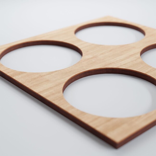 Ekena Millwork Small Wembley Decorative Fretwork Wood Wall Panels, Alder, 11 3/8"W x 11 3/8"H x 3/8"T - WALW12X12X0375WEMAL