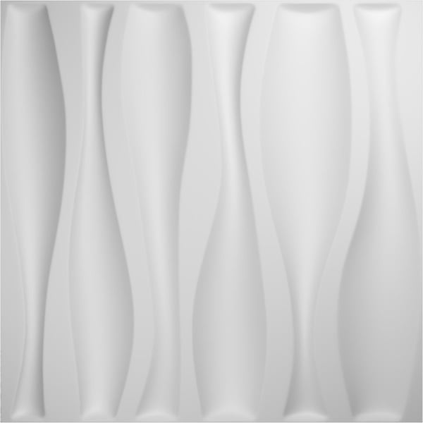 Ekena Millwork 19 5/8in. W x 19 5/8in. H Fairfax EnduraWall Decor 3D Wall Panel Covers Total 53.49 Sq. Ft., 20PK - WP20X20FAWH-CASE-20