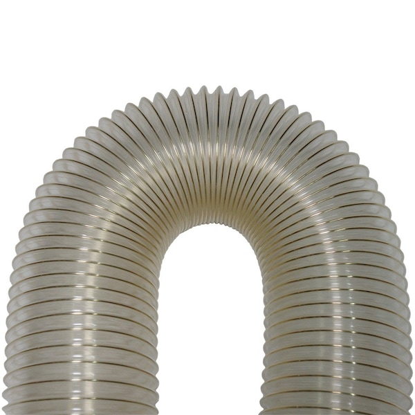 Rubber-Cal XPV 708, PV Flexible Duct, Clear, 2.5IN ID x 25FT - 23-190-2.5-25