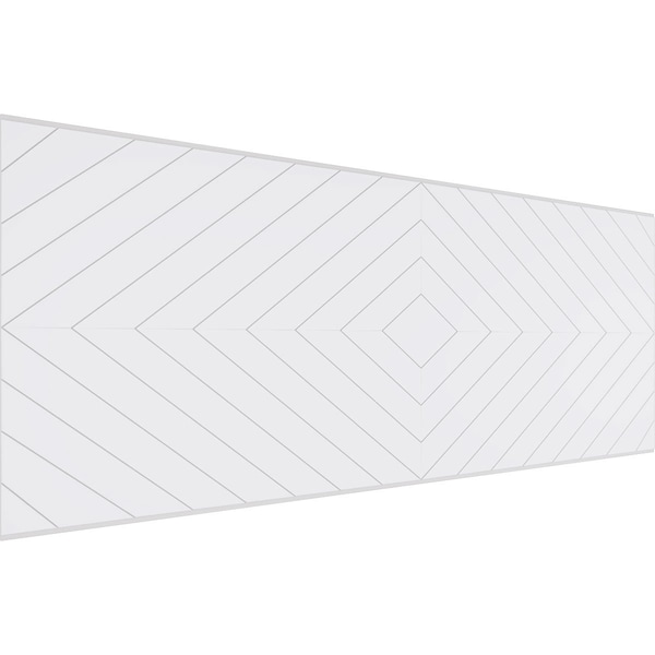 Ekena Millwork Set of Four Panels for 94 1/2"W x 36 1/4"H Nuevo Fretwork Wainscot Wall Paneling - WPKP18X01X47NUV