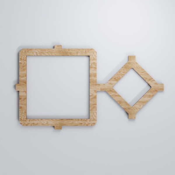 Ekena Millwork Small Arcadia Decorative Fretwork Wood Wall Panels, Red Oak, 19 7/8"W x 11 3/8"H x 3/8"T - WALW12X12X0375ARCRO