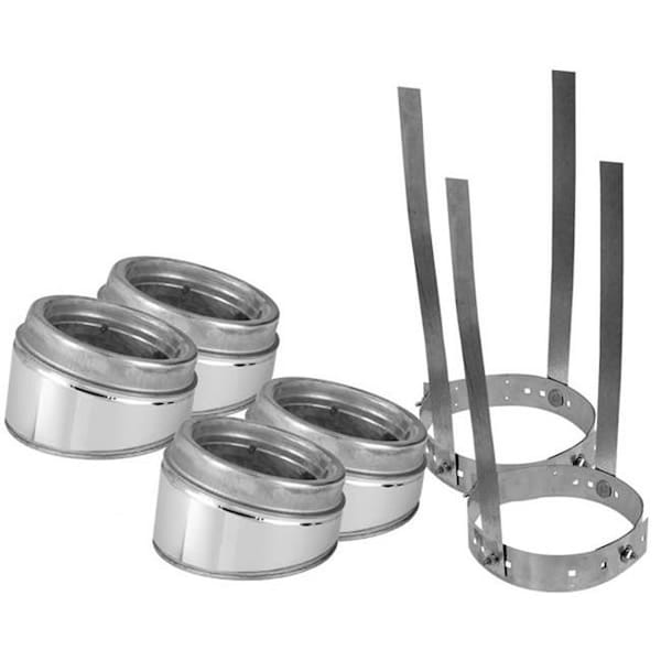 Integra Miltex Selkirk Corporation 8T-EL15 KIT 8 Inch  Ultra-Temp Elbow Kit  15 Degree - 77938
