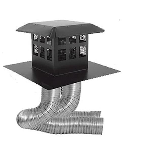 Keen 3 in. x 35 ft. DirectVent Pro Direct Vent Pipe - Galvanized - KE2547628