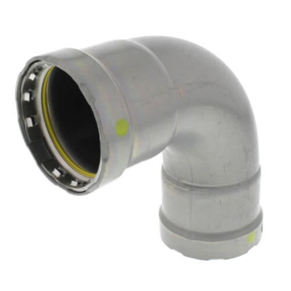 Escenografia 2 in. P x P 90 deg Steel MegaPressG Elbow, Black - ES2942101