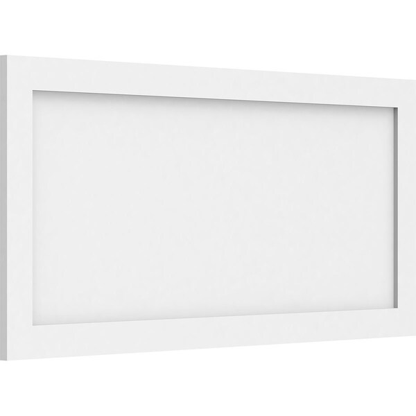 Ekena Millwork Cornell Flat Panel Decorative Wall Panel, 38"W x 18"H x 5/8"P - WALP38X18X062CNL