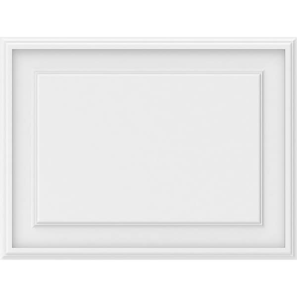 Ekena Millwork Legacy Raised Panel Decorative Wall Panel, 24"W x 18"H x 5/8"P - WALP24X18X062LEG