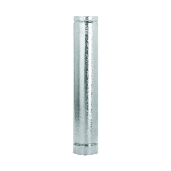 Selkirk Selkirk 4 in. D X 24 in. L Aluminum Round Gas Vent Pipe - 184024