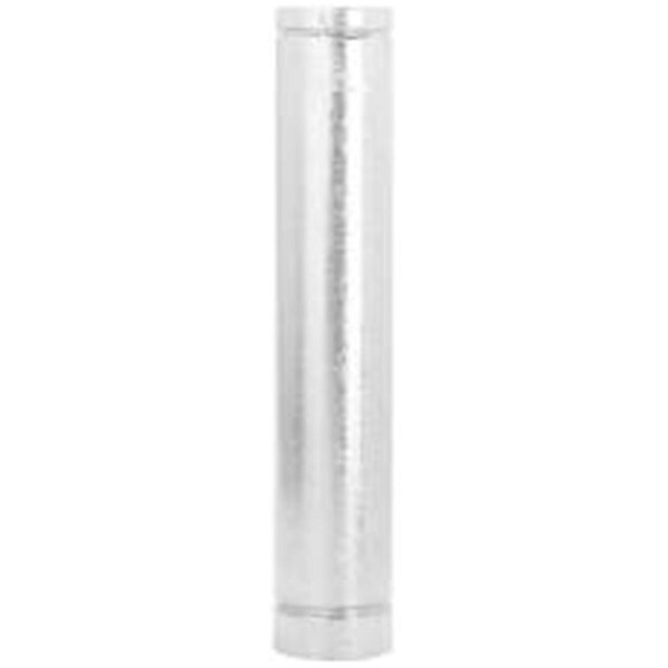 Selkirk Gas Vent Round Pipe Type B&amp, No 44, 4 in Diameter&amp, No 44, Length 36 In. - 503766