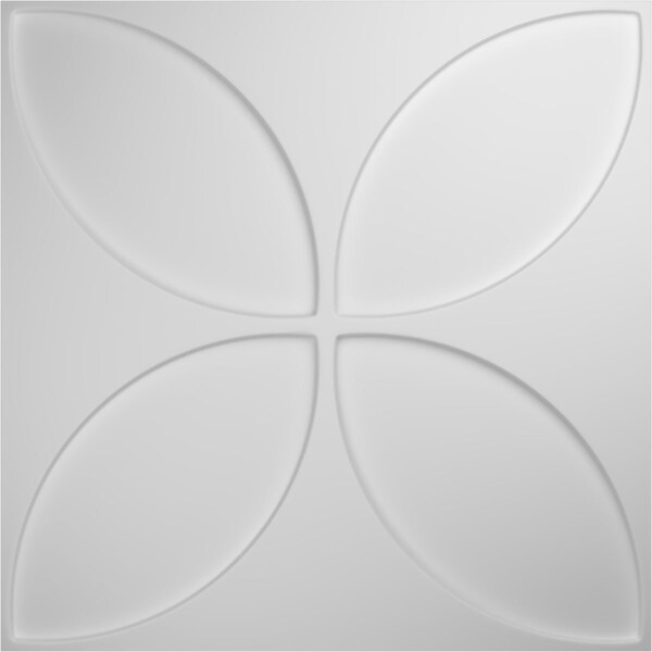 Ekena Millwork Primrose EnduraWall Decorative 3D Wall Panel, White, 19 5/8"W x 19 5/8"H - WP20X20PRWH