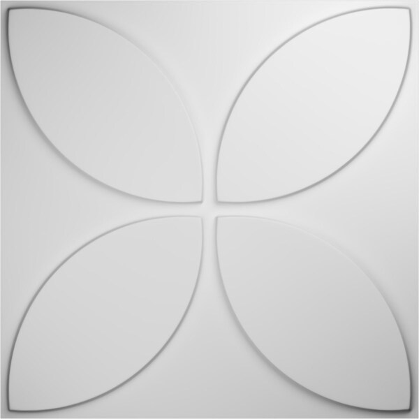 Ekena Millwork Primrose EnduraWall Decorative 3D Wall Panel, White, 19 5/8"W x 19 5/8"H - WP20X20PRWH