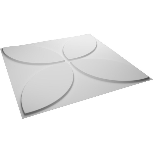 Ekena Millwork Primrose EnduraWall Decorative 3D Wall Panel, White, 19 5/8"W x 19 5/8"H - WP20X20PRWH