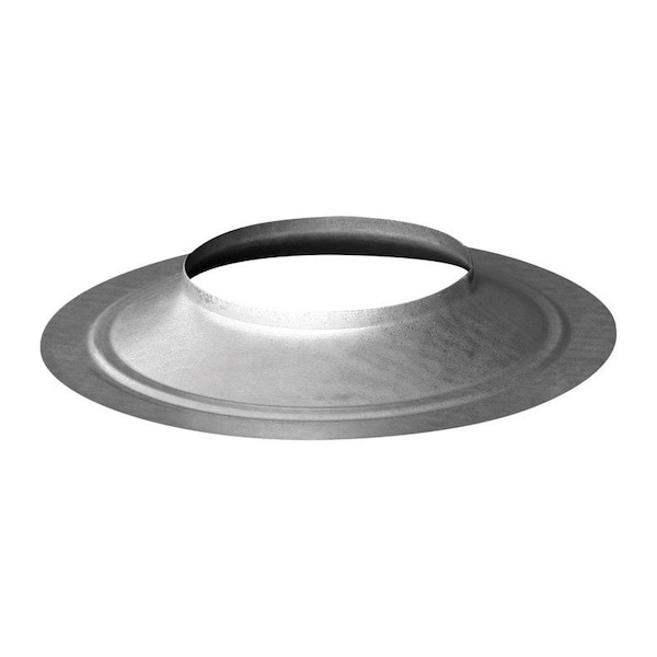 B & K DuraVent 3 in. D 24 Ga. Galvanized Steel Storm Collar - 3PVL-SCR