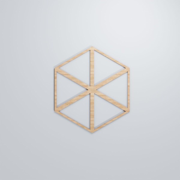 Ekena Millwork Large Pendleton Decorative Fretwork Wood Wall Panels, Alder, 23 3/8"W x 27 "H x 3/8"T - WALW24X24X0375PENAL