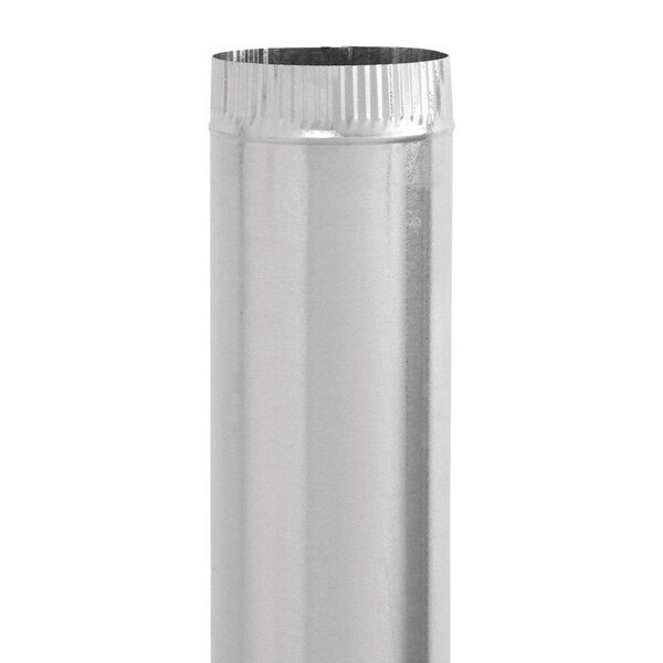 Imperial Imperial 8 in. D X 24 in. L Galvanized Steel Furnace Pipe - GV0406
