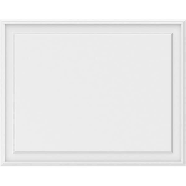 Ekena Millwork Legacy Raised Panel Decorative Wall Panel, 38"W x 30"H x 5/8"P - WALP38X30X062LEG