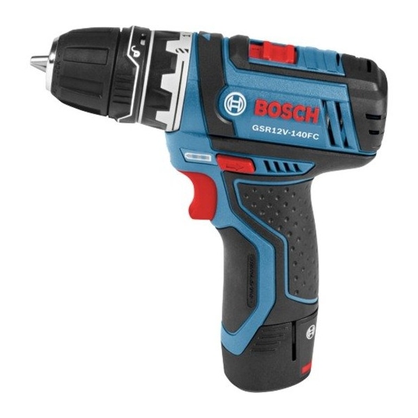 Bosch Flexiclick Drill, 1/2 in, 12V DC, Cordless Drill - GSR12V-140FCB22 + GLI12V-300N