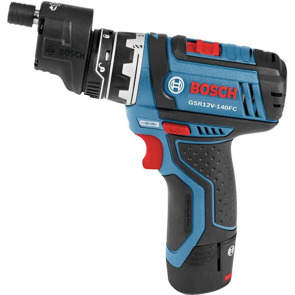 Bosch Flexiclick Drill, 1/2 in, 12V DC, Cordless Drill - GSR12V-140FCB22 + GLI12V-300N