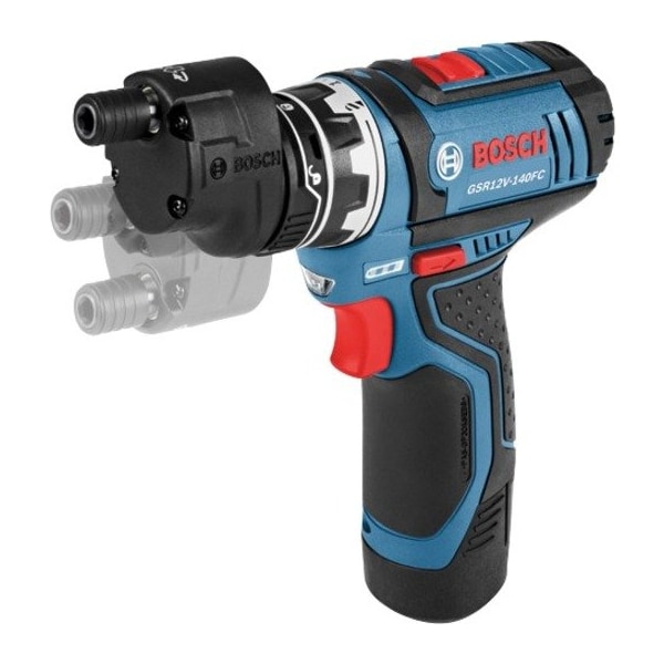 Bosch Flexiclick Drill, 1/2 in, 12V DC, Cordless Drill - GSR12V-140FCB22 + GLI12V-300N