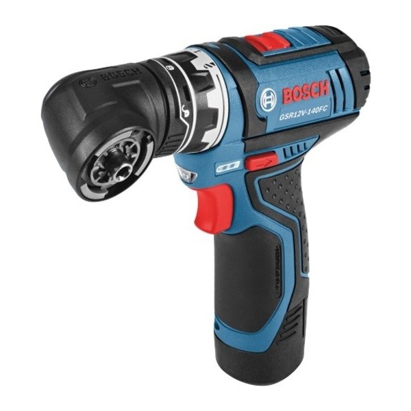 Bosch Flexiclick Drill, 1/2 in, 12V DC, Cordless Drill - GSR12V-140FCB22 + GLI12V-300N