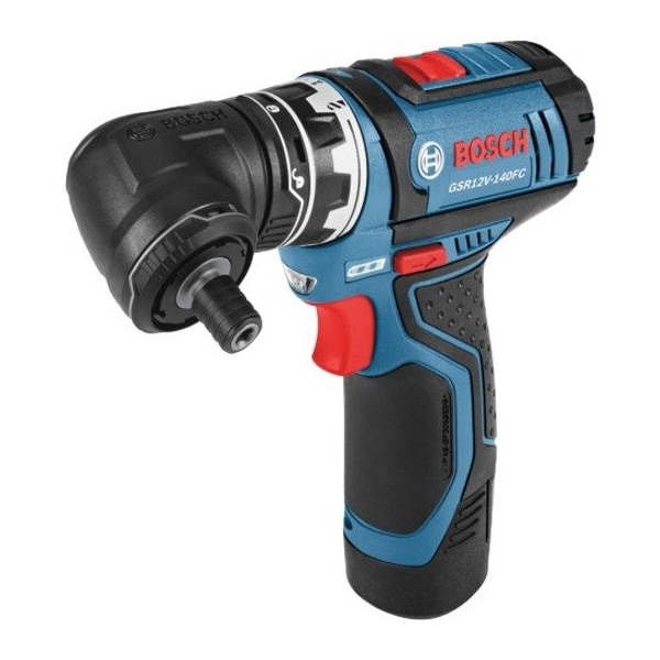Bosch Flexiclick Drill, 1/2 in, 12V DC, Cordless Drill - GSR12V-140FCB22 + GLI12V-300N