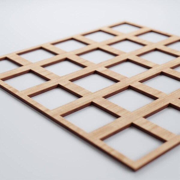 Ekena Millwork Large Manchester Decorative Fretwork Wood Wall Panels, Alder, 23 3/8"W x 23 3/8"H x 3/8"T - WALW24X24X0375MNCAL