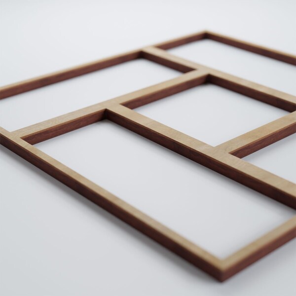 Ekena Millwork Small Sheffield Decorative Fretwork Wood Wall Panels, Hickory, 11 3/8"W x 11 3/8"H x 3/8"T - WALW12X12X0375SHFHI