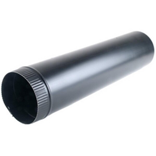 Keen Stove Pipe 6 x 48 in. 24 Gauge Black, 10PK - KE3276669