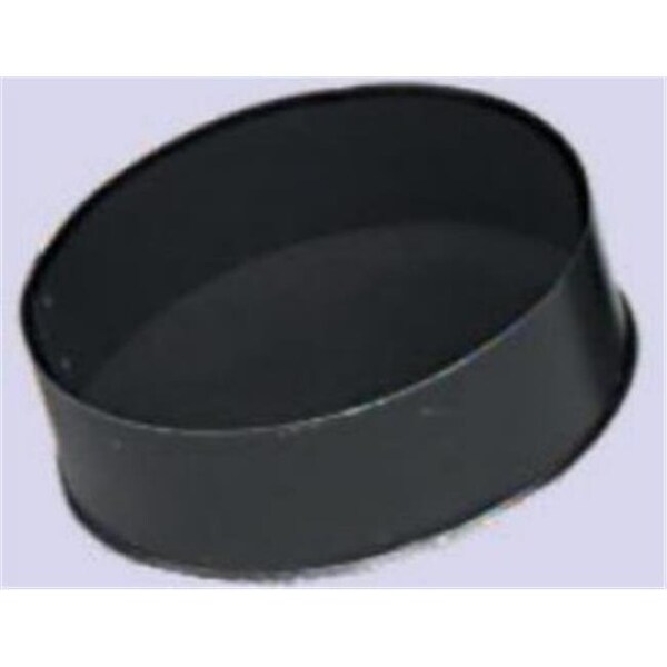 Integra Miltex Gray Metal Products  Inc. 6-603LE 6 Inch  24-ga Snap-Lock Black Stovepipe Tee Cover - 73655