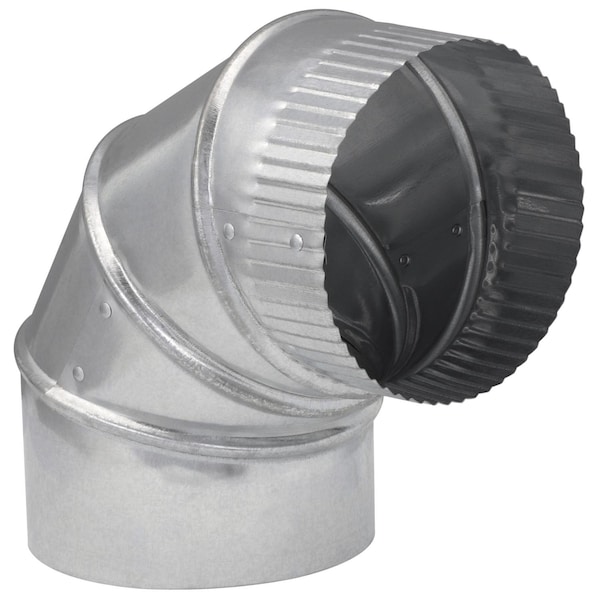 Imperial Mfg Imperial 5 in. D X 5 in. D Adjustable 90 deg Galvanized Steel Furnace Pipe Elbow - GV0288-C