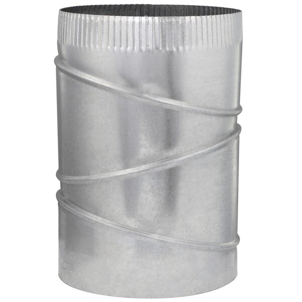 Imperial Mfg Imperial 8 in. D X 8 in. D Adjustable 90 deg Galvanized Steel Furnace Pipe Elbow - GV0301-C