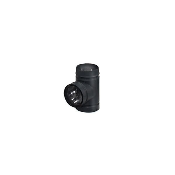 Perfectpillows Selkirk Corporation 6 Inch Model DSP Double-Wall Stovepipe Tee With Cover - PE2199367