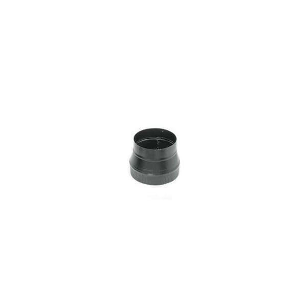 Integra Miltex Imperial Manufacturing Group BM0059 24-ga Snap-Lock Black Stovepipe 6 Inch  To 5 Inch  Reducer  Crimp On Large End - 73445