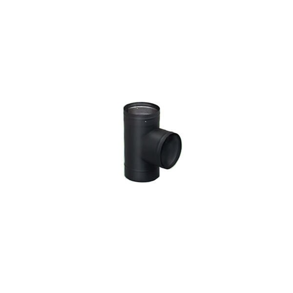 Perfectpillows Selkirk Corporation 2616 6 Inch Heat-fab 22-ga Welded Black Stovepipe Tee - PE2213179