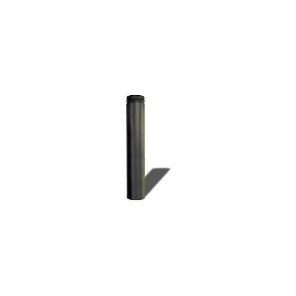 Selkirk Sure-Temp 6 In. x 36 In. Fixed Double Wall Smoke Pipe Black - DSP6P36-1