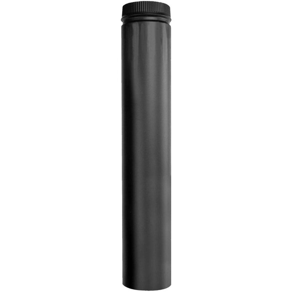 Selkirk Sure-Temp 6 In. x 36 In. Fixed Double Wall Smoke Pipe Black - DSP6P36-1