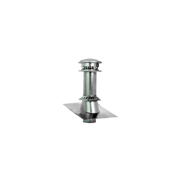 Selkirk Gas Vent Termination Kit, Round, Type B, 3-In., 4-Pc. - 183600