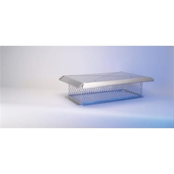 Integra Miltex Gelco 13239 13 Inch  x 28 Inch  Model L Gelco Stainless Steel Multi-flue Chimney Top  8 Inch  High 3/4 Inch  Mesh - 13239