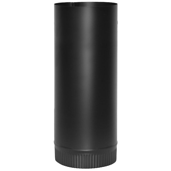 Imperial Stove Pipe, 6 in Dia, 12 in L, Steel, Black - BM0102