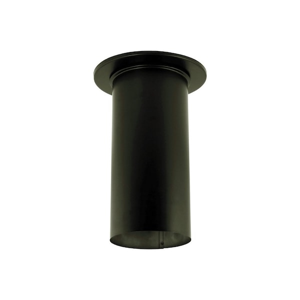 Duravent Stove Pipe Slip Connector 6in D X 14in L Steel Black - 6DBK-SC