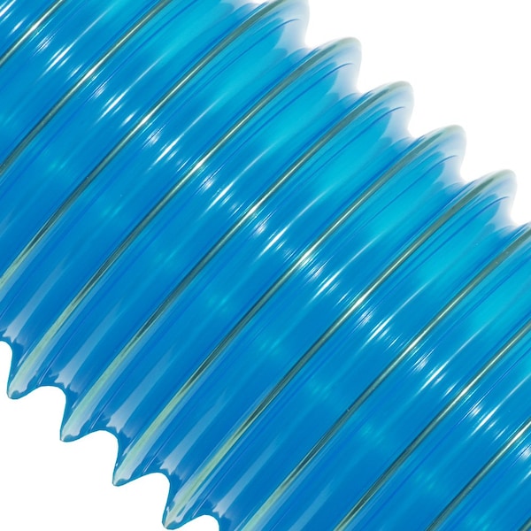 Rubber-Cal XPV 708, PV Flexible Duct, Blue, 2IN ID x 25FT - 23-191-2-25