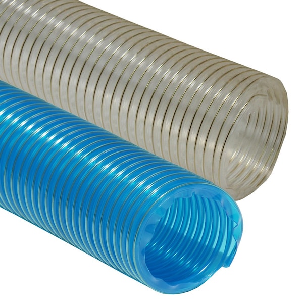 Rubber-Cal XPV 708, PV Flexible Duct, Blue, 1.25IN ID x 5FT - 23-191-1.25-5