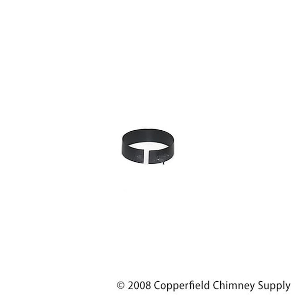 Integra Miltex Lennox Hearth Products 6DQ 6 Inch  Security Double-Wall Black Stovepipe Trim Collar - 67133