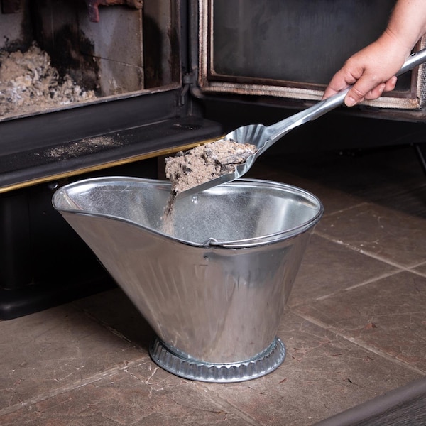 Lasting Traditions Imperial Silver Galvanized Steel Coal Hod - LT0170