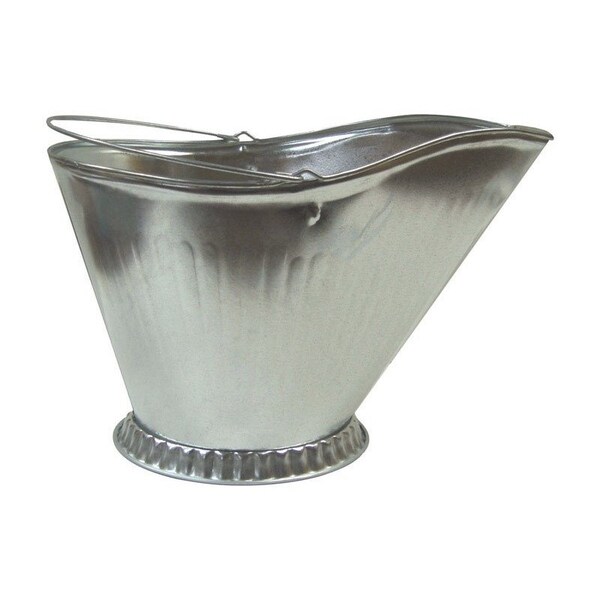 Lasting Traditions Imperial Silver Galvanized Steel Coal Hod - LT0170
