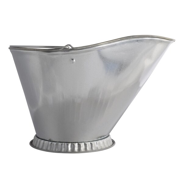 Lasting Traditions Imperial Silver Galvanized Steel Coal Hod - LT0170