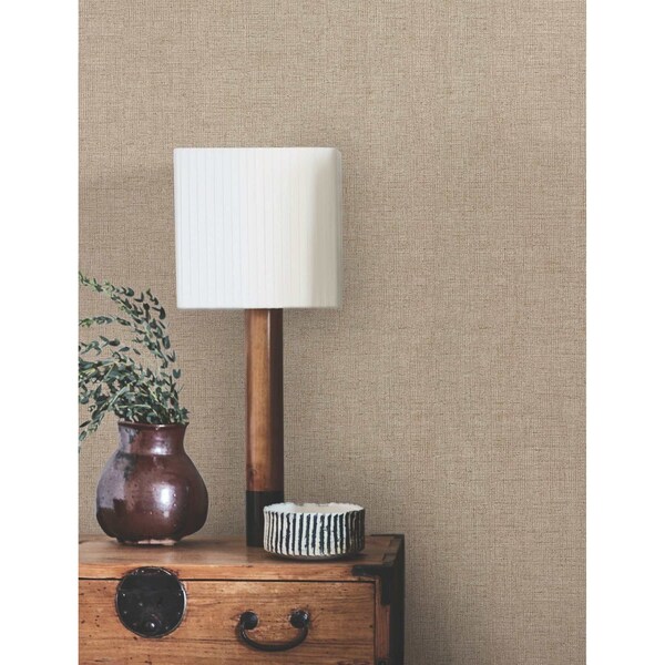 York Wallcoverings Hardy Linen Adirondack Wallpaper - UD2552N